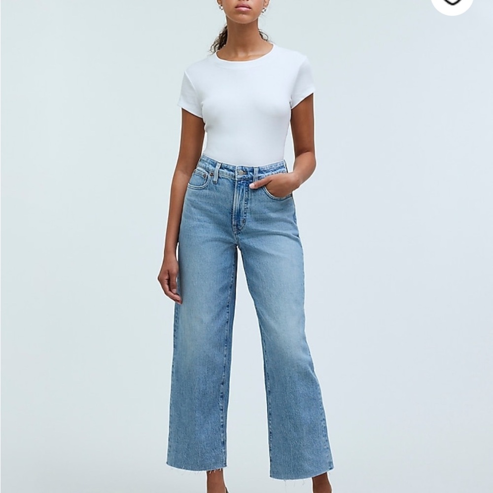 Madewell The Perfect Vintage Wide-Leg Crop Jean